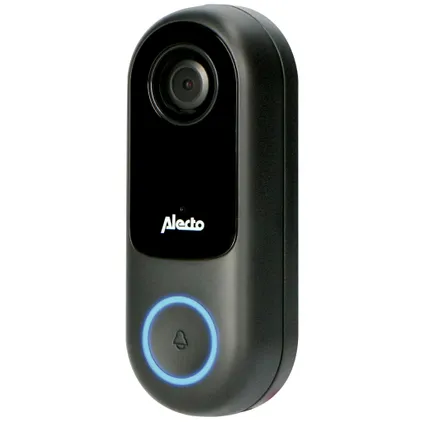 Alecto SMART-RING20 Sonnette de porte connectée avec caméra,connectable,noir 4