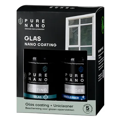 Pure Nano Glas Coating inclusief ontvetter 250 ml 2