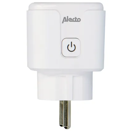 Alecto SMART-PLUG10 - Smart wifi tussenstekker, 16A, 3680W, wit 4