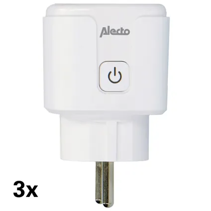 Alecto SMART-PLUG10 TRIPLE Smart wifi tussenstekker,16A,3680W 4