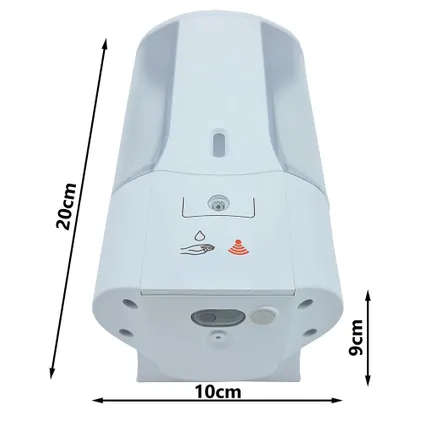 hydroland Distributeur de savon automatique sans contact 450ml 3