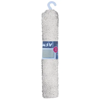 MSV Badkamerkleedje/badmat vloer - ivoor wit - 40 x 60 cm 4