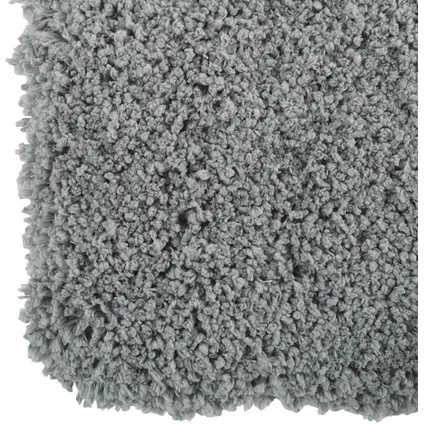 MSV Badkamerkleedje/badmat voor op de vloer - grijs - 50 x 70 cm 2