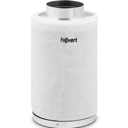 hillvert Actief koolstoffilter - staal - 102 mm - 30 cm - tot 85 °C HT-ACF-30