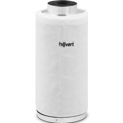 hillvert Actief koolstoffilter - staal - 102 mm - 40 cm - tot 85 °C HT-ACF-40