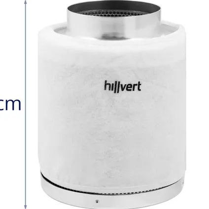 hillvert Actief koolfilter - 110 - 272 m³/h - staal - 130 mm HT-ACF-160 6