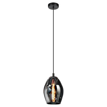 EGLO hanglamp Almagro zwart ⌀19cm E27