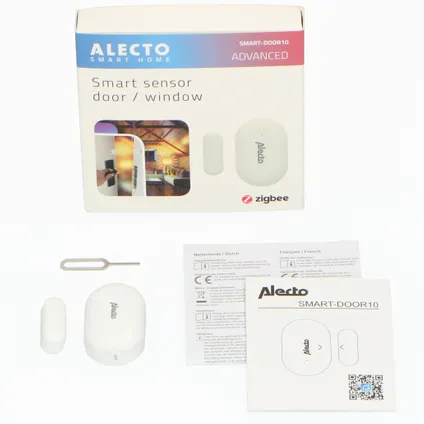 Alecto SMART-DOOR10 - Capteur de contact porte / fenêtre intelligent Zigbee, blanc 10