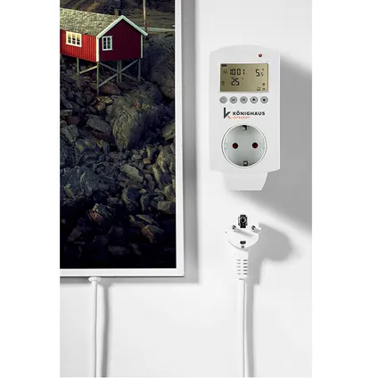 Chauffage infrarouge Panorama-Serie 600W avec thermostat 3