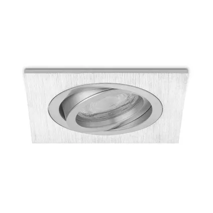 Home Sweet Home - Aluminium - Inbouwspot Astro Vierkant | 9,4/9,4/3cm 3
