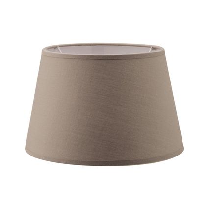 Home Sweet Home Lampenkap Largo rond taupe - B:20xD:20xH:13cm