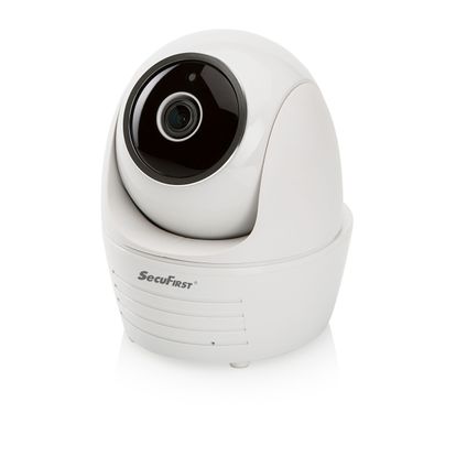 Caméra IP sans fil SecuFirst CAM114S pour intérieur - Rotation et inclinaison - Vision nocturne 10M - FHD 1080P