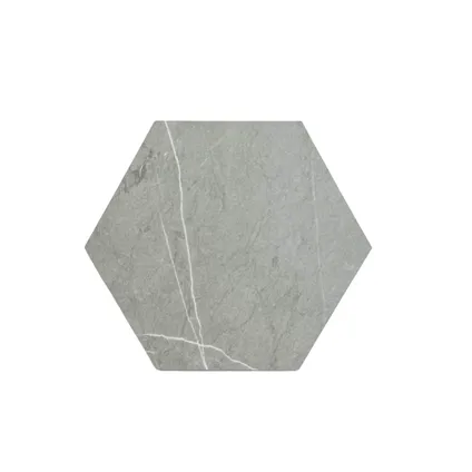 Plaktegel - Hexagon - PVC - Licht grijs - Light Grey - 1M2 2
