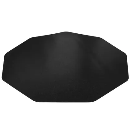 Vloerbeschermer - 9-hoekig - Harde vloer - 96x99 cm - Zwart 2