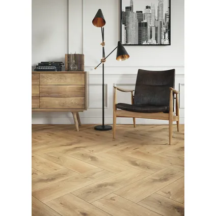 Wand- en vloertegel Scandinavian Wood - Keramiek - Houtlook - Beige - 30x60cm - Pakketinhoud 1,62m² 5