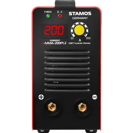Stamos Germany Elektrode-lasapparaat - 200 A - Hot Start - LED-display S-MMA-200PI.2 3