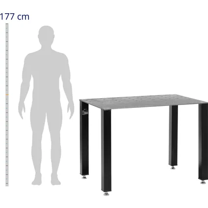 Stamos Welding Group Table de soudure - 1000 kg - 119 x 79 cm SWG-TABLE1200 2
