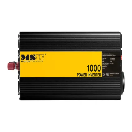 MSW Onduleur de voiture - 1 000 watts MSW-CPI1000MS 2