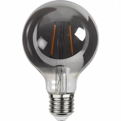 G80 lamp - Rookglas - E27 - 1.8W - Super Warm Wit 2100K 3