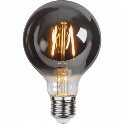 G80 lamp - Rookglas - E27 - 1.8W - Super Warm Wit 2100K 6