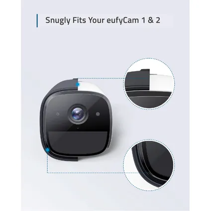 Eufy Skin beschermende siliconencase voor Eufy Security 1, 2 en 2 Pro camera 4