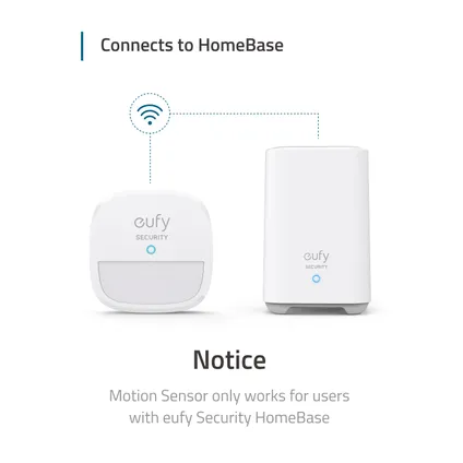 Eufy bewegingssensor voor Eufy Security alarmsysteem 7