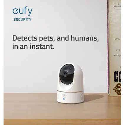 Caméra de surveillance intérieure rotative Eufy Security Pan & Tilt 2K 7