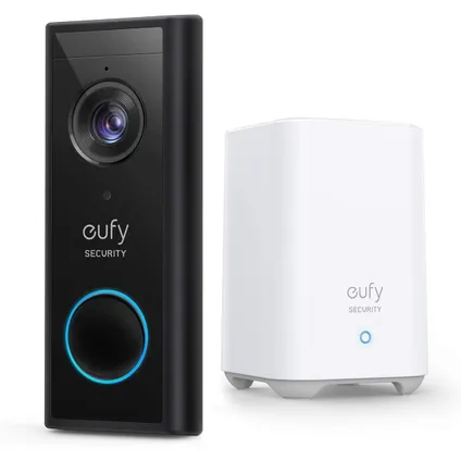 Eufy Security videodeurbel draadloos - 2K HD resolutie batterij