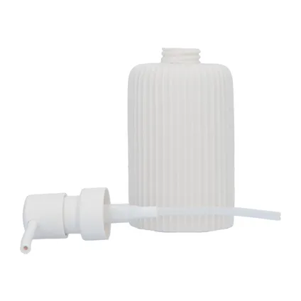 Distributeur de savon polyrésine Stripe blanc _ 2021535 3