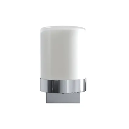 Luzzo® Piazzo Brass Pompe à savon ronde avec support mural - chrome 6