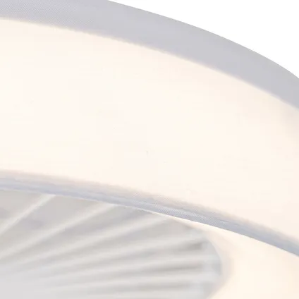 QAZQA Plafondventilator wit incl. LED met afstandsbediening - Emily 5