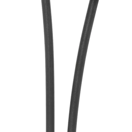 QAZQA Moderne tafellamp zwart met goud 2-lichts - Athens Wire 7