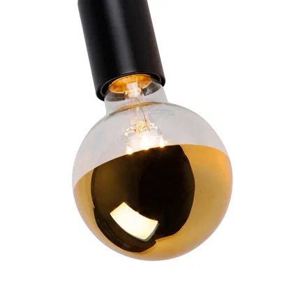 QAZQA Moderne plafondlamp zwart - Facile 10