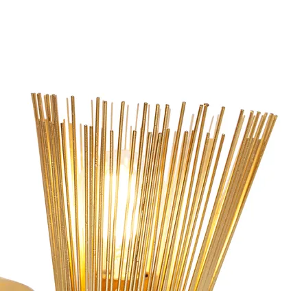 QAZQA Art Deco wandlamp goud 2-lichts - Broom 3