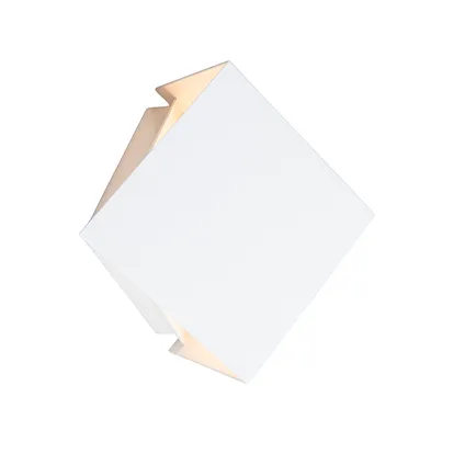 QAZQA Applique moderne blanc - Cube 3