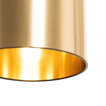 QAZQA Moderne tafellamp zwart met goud - Lofty 5