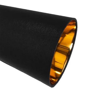 QAZQA Moderne vloerlamp zwart 2-lichts - Carmen 6
