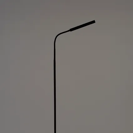 QAZQA Design vloerlamp zwart incl. LED met touch dimmer - Palka 9