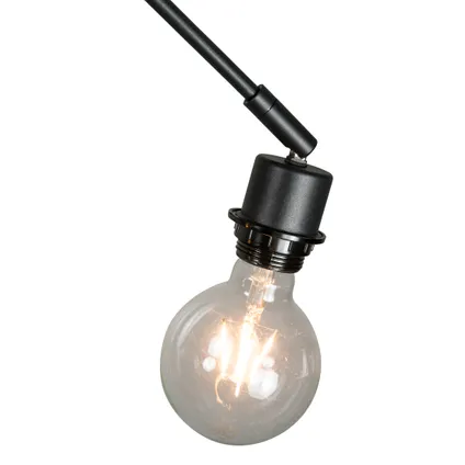 QAZQA Moderne hanglamp zwart zonder kap - Blitz II 5