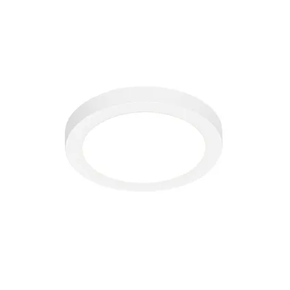 QAZQA Spot encastrable ou en saillie blanc 18 cm avec LED 3 niveaux dim to warm - Trans 6