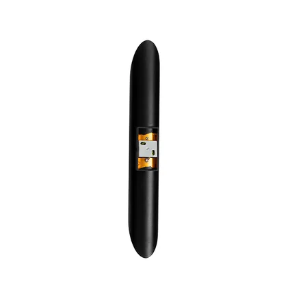 QAZQA Moderne wandlamp zwart met gouden binnenkant 5,6 cm - Organo 10
