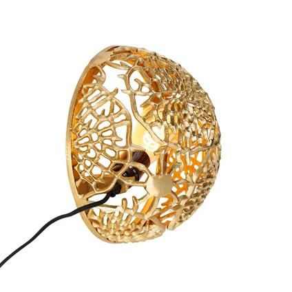 QAZQA Art deco wandlamp goud - Maro 9
