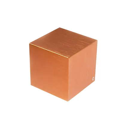 QAZQA Applique moderne cuivre - Cube 2