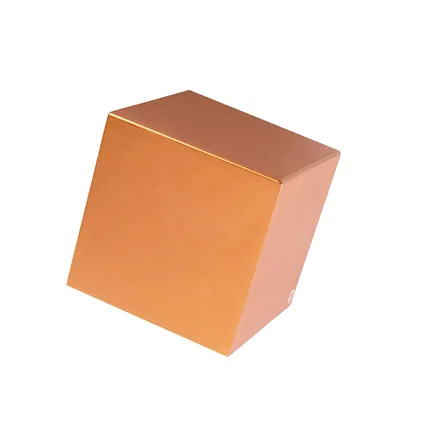 QAZQA Applique moderne cuivre - Cube 7