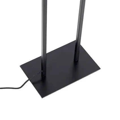 QAZQA Moderne vloerlamp zwart - Balenco Wazo 8