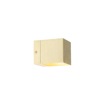 QAZQA Moderne wandlamp goud - Transfer 8