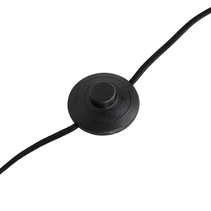 QAZQA Moderne vloerlamp zwart kap zwart 40 cm - Simplo 9