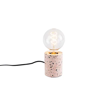 QAZQA Lampe de table design en granit rose - Baranda 2