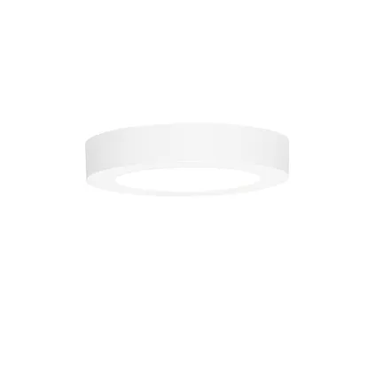 QAZQA Spot encastrable ou en saillie blanc 14 cm avec LED 3 niveaux dim to warm - Trans 5