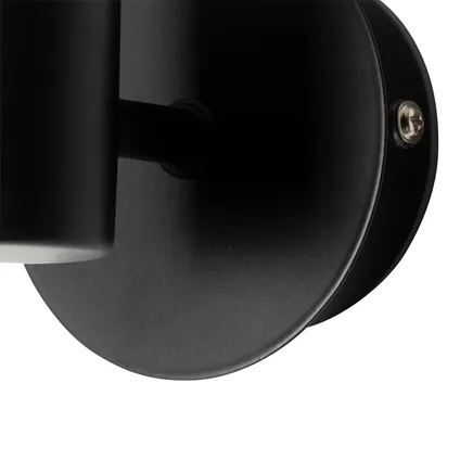 QAZQA Moderne wandlamp zwart IP44 - Cederic Up 5